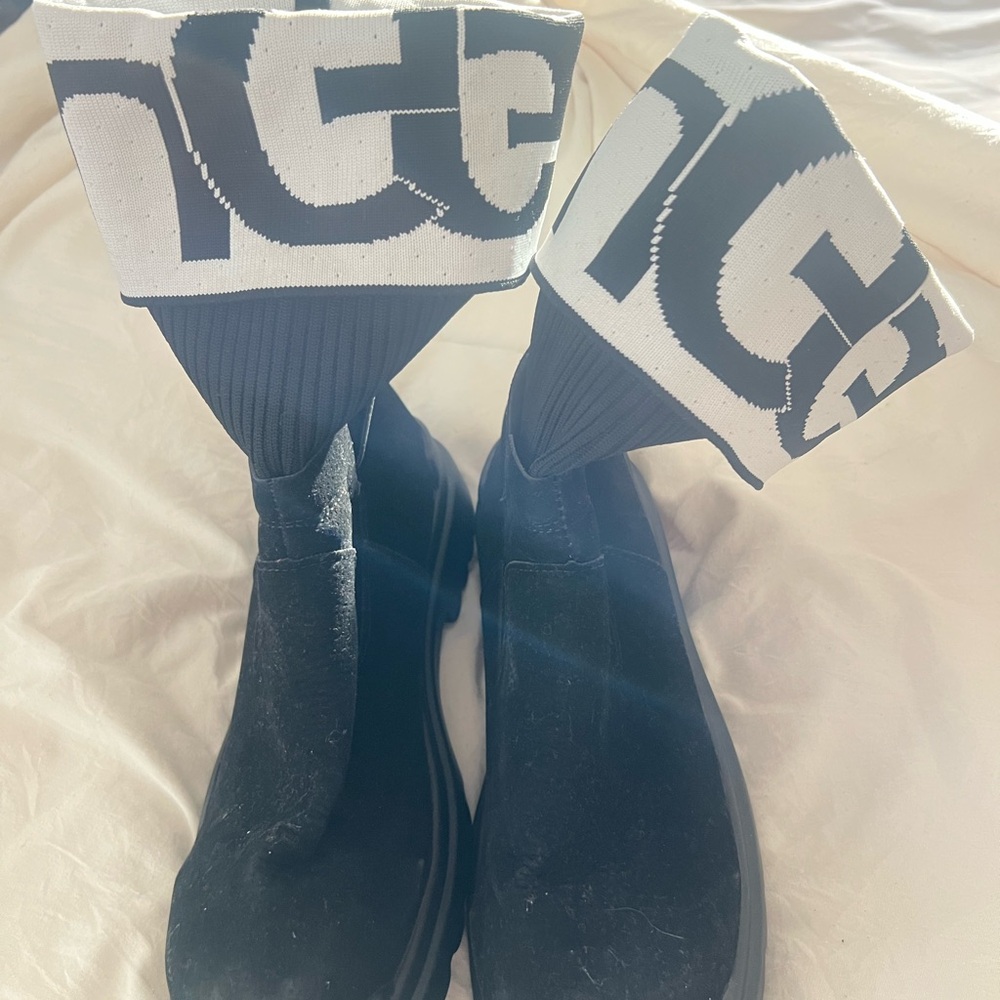 UGG Black Ankle Boots - Picture 2 of 3